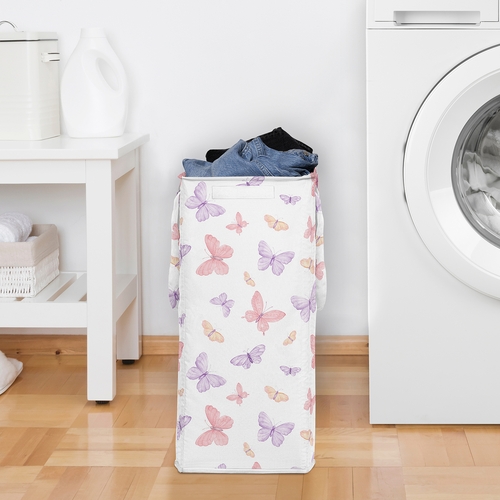 Butterfly Collection Laundry Hamper with Handles - alt image 2