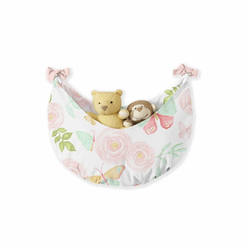 Butterfly Floral Collection 11 Piece Bumperless Crib Bedding - alt image 3