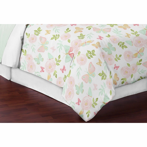 Butterfly Floral Collection Full/Queen Bedding - alt image 4