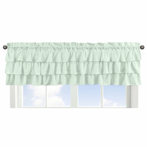 Butterfly Floral Collection Tiered Window Valance