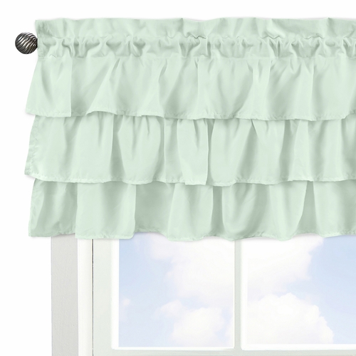 Butterfly Floral Collection Tiered Window Valance - alt image 3