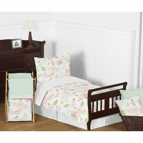 Butterfly Floral Collection Toddler Bedding