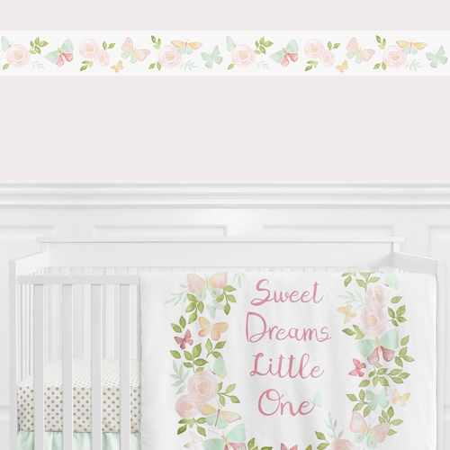 Butterfly Floral Collection Wallpaper Border