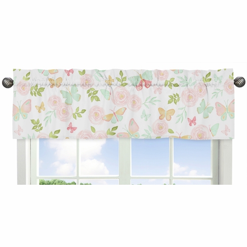 Butterfly Floral Collection Window Valance