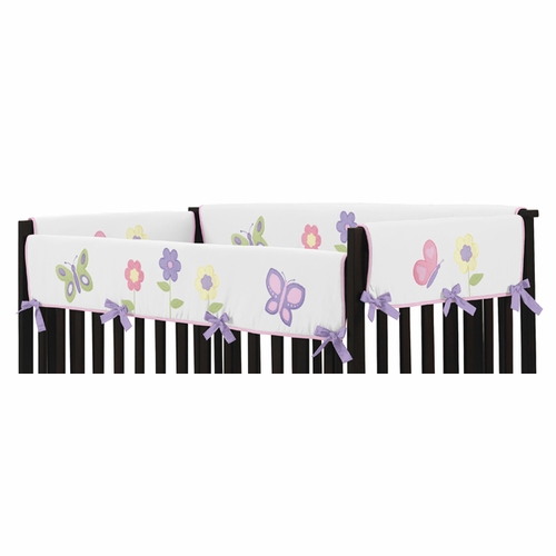 Butterfly Pink and Purple Collection Side Rail Guard Covers - Set of 2 - alt image 1
