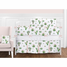 Cactus Floral 9 Piece Crib Bedding Collection