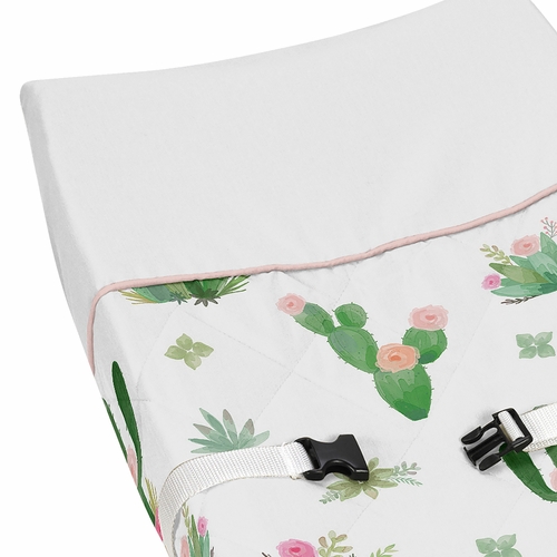 Cactus Floral Collection Changing Pad Cover - alt image 3