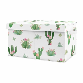 Cactus Floral Collection Fabric Toy Bin Storage
