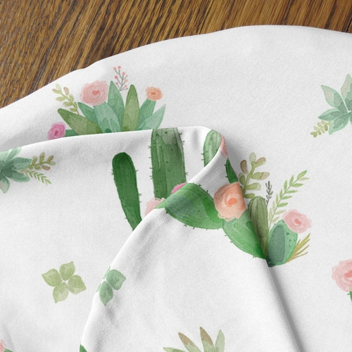 Cactus Floral Collection Nursing Breastfeeding Pillow Cover - alt image 3