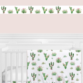 Cactus Floral Collection Wallpaper Border