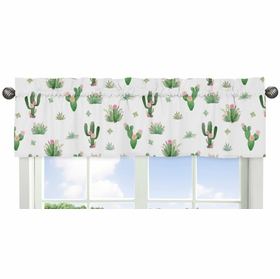 Cactus Floral Collection Window Valance