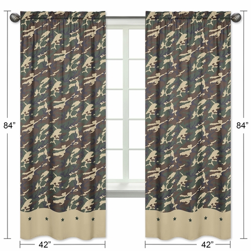 Camo Green Window Panels - Set of 2 - alt image 4