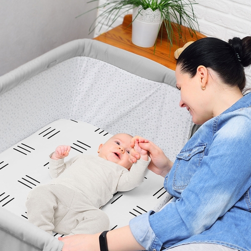 Cartoon Puppy Collection 2 Pack Baby Bassinet Fitted Sheets - alt image 3