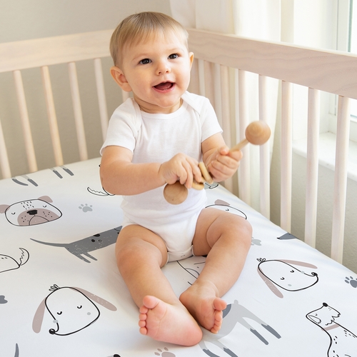 Cartoon Puppy Dog Collection 2 Pack Crib Sheets - alt image 4