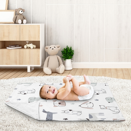 Cartoon Puppy Dog Collection Baby Blanket - alt image 2