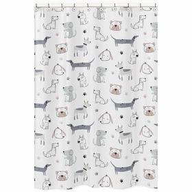 Cartoon Puppy Dog Collection Shower Curtain