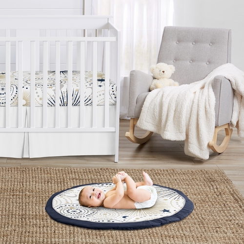 Celestial Navy Blue and Gold Collection Playmat - alt image 1