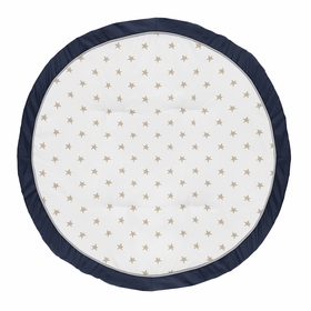 Celestial Navy Blue and Gold Collection Playmat - Gold Star Print