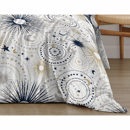 Celestial Navy Blue and Gold Collection Twin Bedding - alt image 5