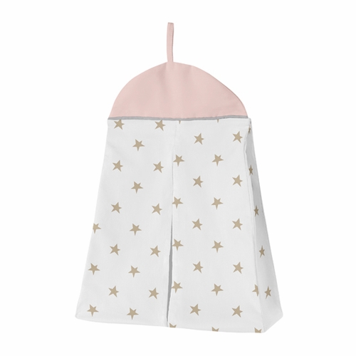 Celestial Pink and Gold 11 Piece Bumperless Crib Bedding Collection - alt image 4