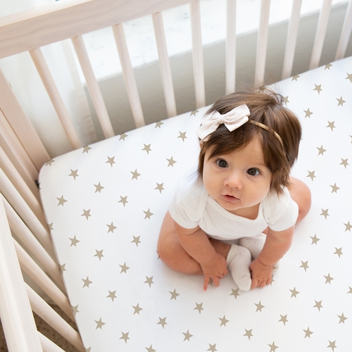 Celestial Pink and Gold Collection 2 Pack Crib Sheets - alt image 4