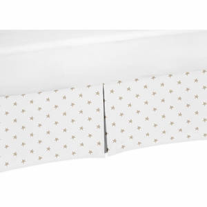 Celestial Pink and Gold Collection Queen Bed Skirt