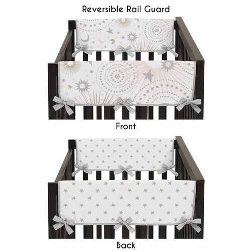 Celestial Pink and Gold Collection Side Rail Guard Covers - Set of 2