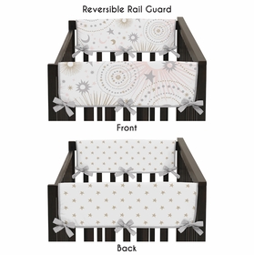 Celestial Pink and Gold Collection Side Rail Guard Covers - Set of 2