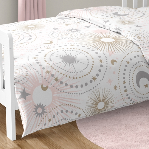 Celestial Pink and Gold Toddler Bedding Collection - alt image 5