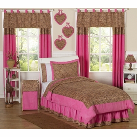 Cheetah Pink Twin Bedding Collection