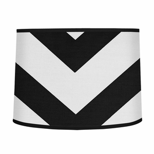 Chevron Black and White Collection Lamp Shade