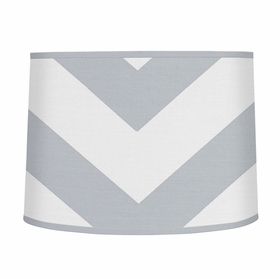 Chevron Gray and White Collection Lamp Shade