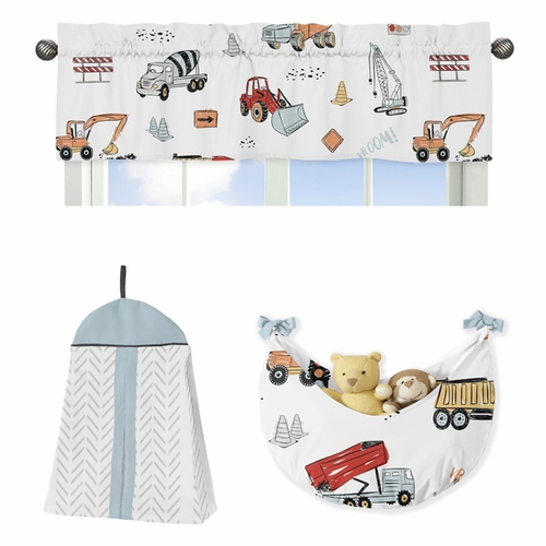 Construction Truck 9 Piece Crib Bedding Collection - alt image 5