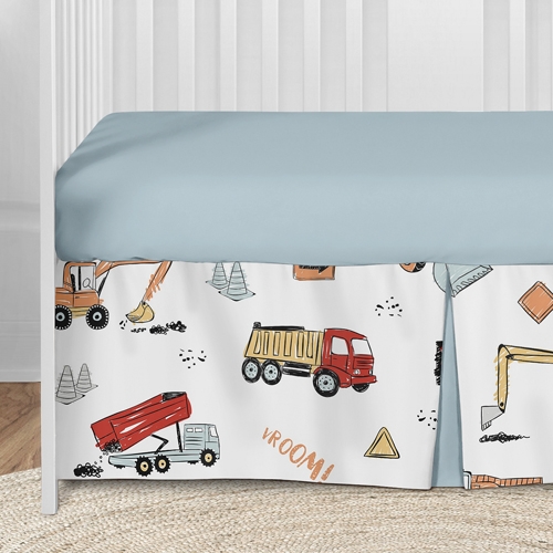 Construction Truck Collection 5 Piece Crib Bedding