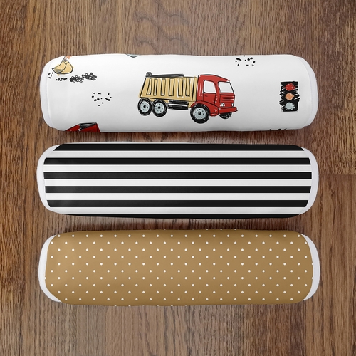 Construction Truck Collection Absorbent Burp Cloths - 3 Pack Set - alt image 3