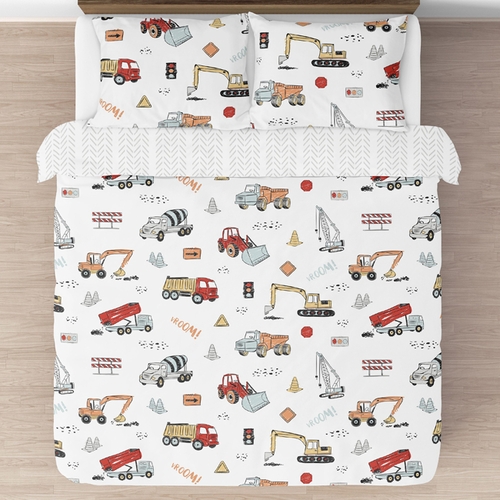 Construction Truck Collection Full/Queen Bedding - alt image 2
