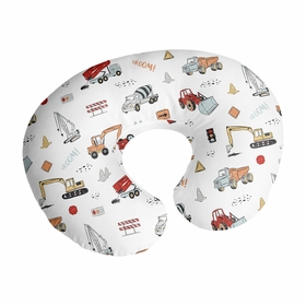 Construction Truck Collection Nursing Breastfeeding Pillow Cover
