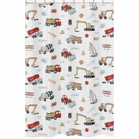 Construction Truck Collection Shower Curtain