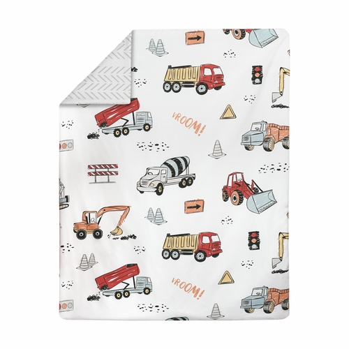 Construction Truck Collection Toddler Bedding