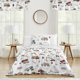 Construction Truck Collection Twin Bedding