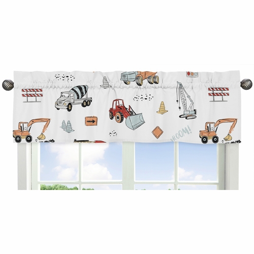 Construction Truck Collection Window Valance