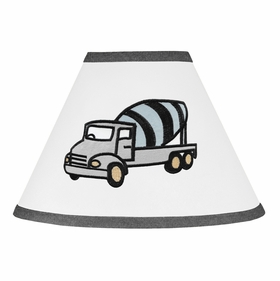 Construction Truck Green and Blue Collection Lamp Shade