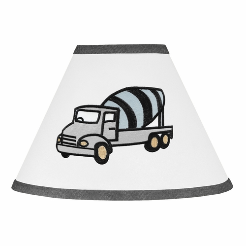 Construction Truck Green and Blue Collection Lamp Shade