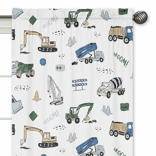 Construction Truck Green and Blue Collection Window Panels - Set of 2 - alt image 2