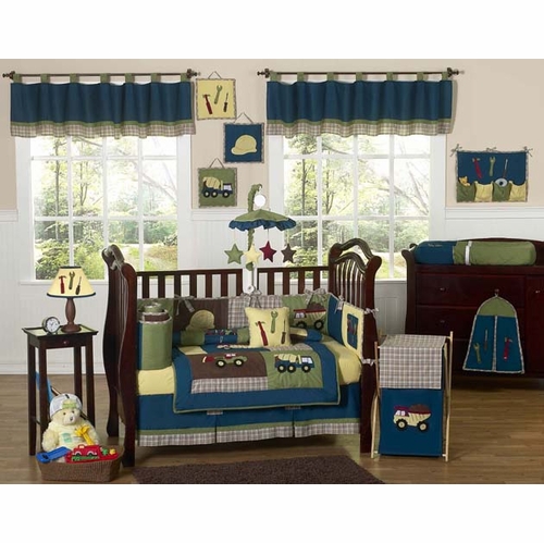 Construction Zone Collection Crib Bumper Pad - alt image 2