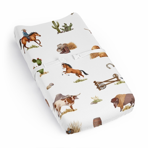 Country Western Collection Changing Pad Cover Sheet