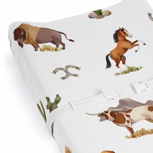 Country Western Collection Changing Pad Cover Sheet - alt image 3