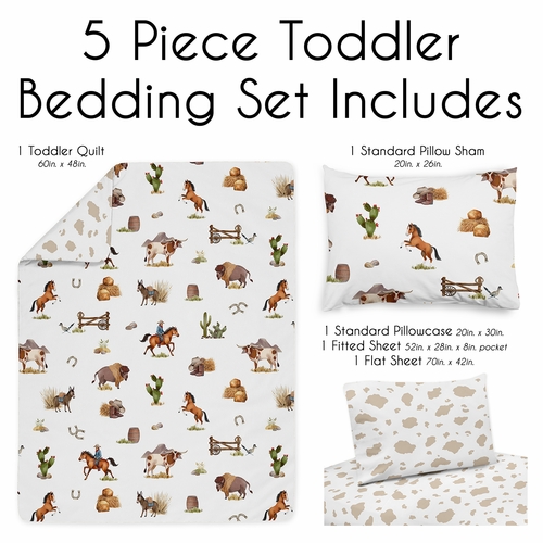 Country Western Collection Toddler Bedding - alt image 2