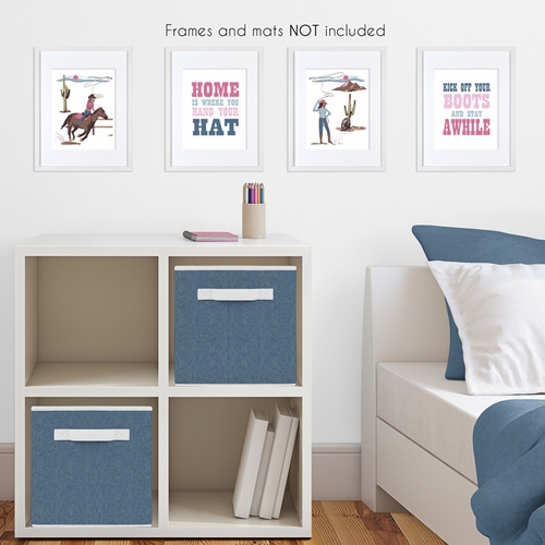 Cowgirl Collection Wall Art Prints - Set of 4 - alt image 2