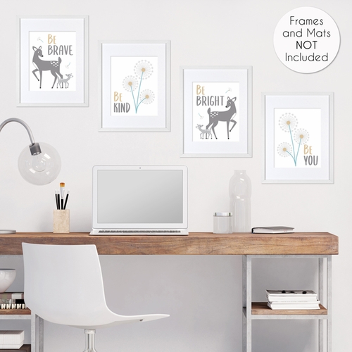 Deer Collection Wall Art Prints - Set of 4 - alt image 3